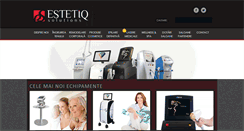 Desktop Screenshot of estetiq.ro